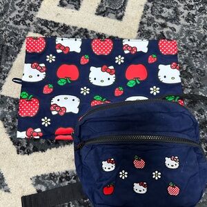 BAGGU Hello Kitty Fanny Pack and Large Flat Pouch